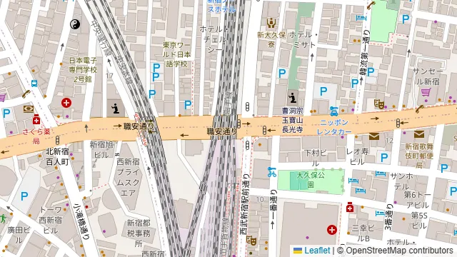 Kキッチン西新宿の周辺地図