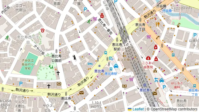 パンダの会議室 恵比寿の周辺地図