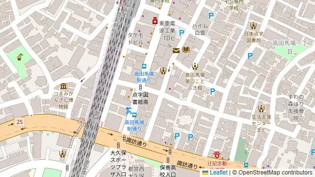 Colony#15 高田馬場の周辺地図