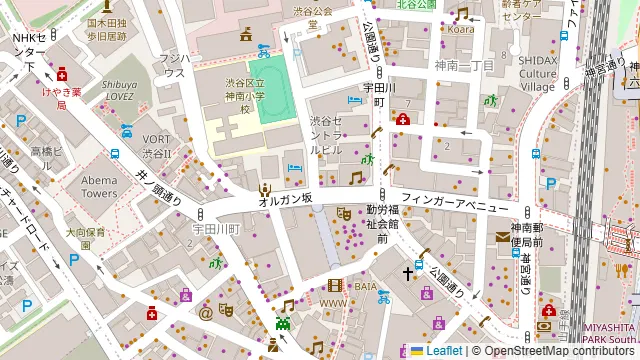 dining＆bar ESTADIO 渋谷店の周辺地図
