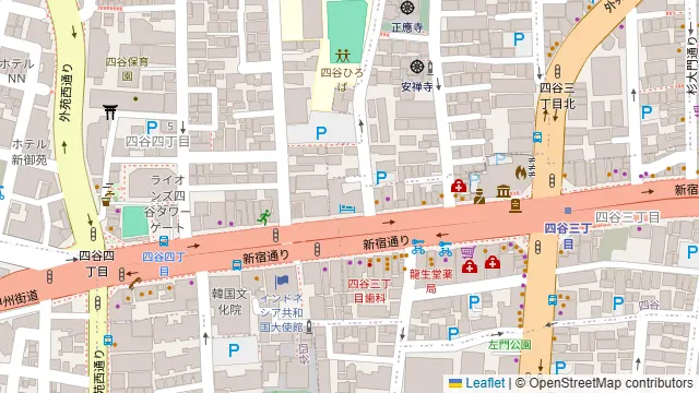 Bistro W 東京四谷の周辺地図