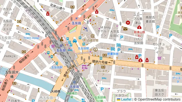 九州 熱中屋 五反田 LIVE 復活公演の周辺地図