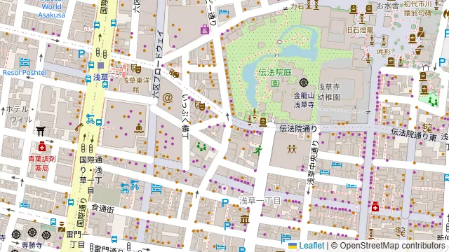 浅草酒場 岡本 ホッピー通り店の周辺地図