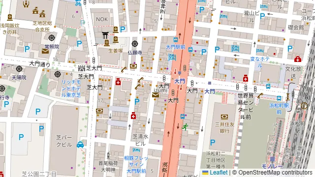 海鮮個室居酒屋 ほろ酔い 浜松町大門店の周辺地図