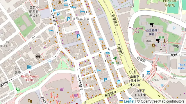 THE PUBLIC RED AKASAKAの周辺地図