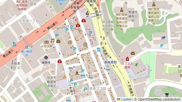赤坂 天空ビアガーデン&BBQ AKATENの周辺地図