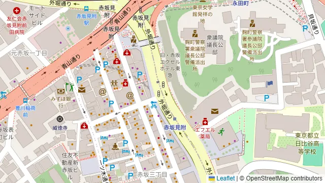 THE PUBLIC RED AKASAKAの周辺地図