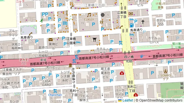 Bar Chuto 錦糸町の周辺地図
