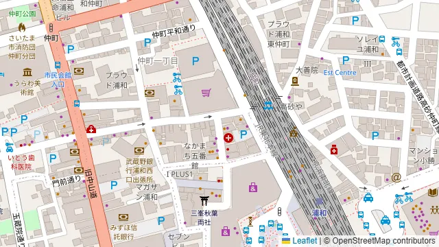 ワインの酒場 Di PUNTO(ディプント)浦和店の周辺地図