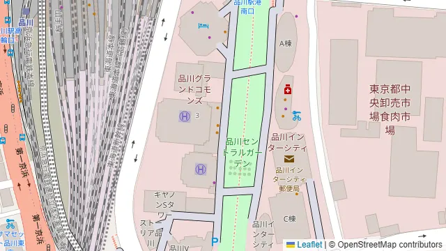 栄華楼 品川グランドセントラルタワー店の周辺地図