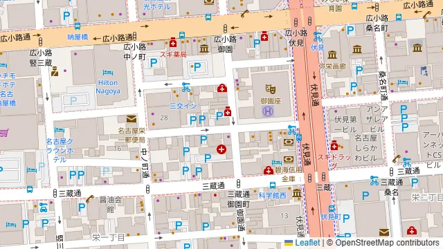 リノスペキッチン伏見ミソノの周辺地図