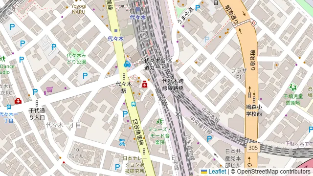 木村屋本店 代々木西口の周辺地図