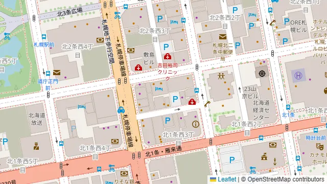 billage SAPPOROの周辺地図