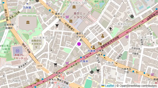 R2 SUPPERCLUB 六本木の周辺地図