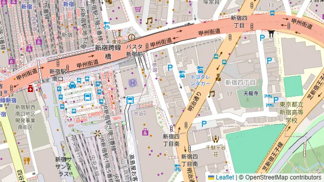 Journal Standard DINING 新宿店の周辺地図