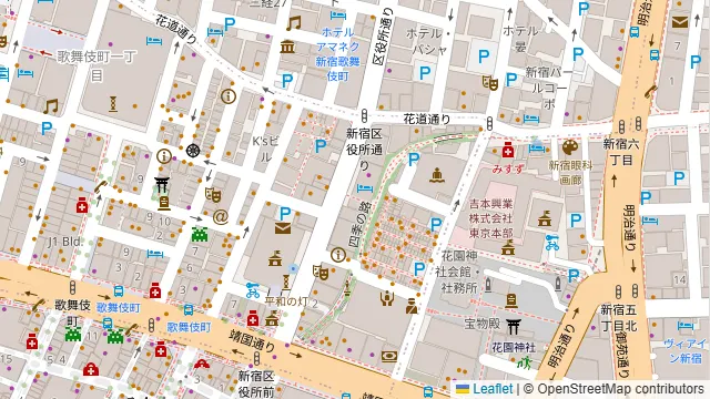 うどんダイニング するり 新宿本店の周辺地図
