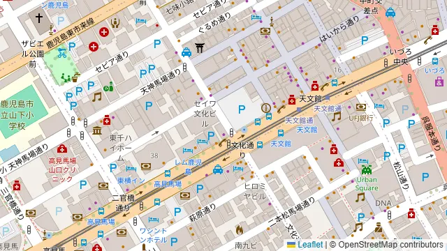 全席完全個室居酒屋 南薩農場 鹿児島天文館店の周辺地図