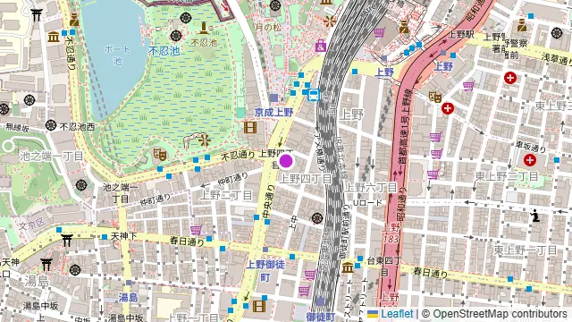 個室居酒屋 四季彩 -Shikisai- 上野駅前店の周辺地図
