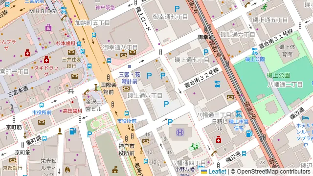 会議室 NEXUS三宮の周辺地図
