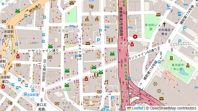 はかた地どり屋 福栄組合 池袋店の周辺地図