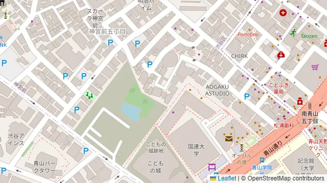 RHF Studio Omotesandoの周辺地図