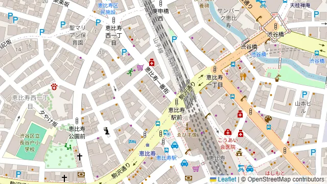Bar Lumiere 恵比寿 Whisky&Cocktailの周辺地図