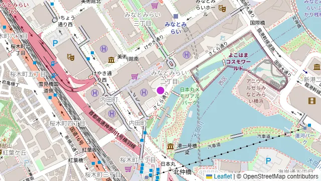 世界のビール博物館 横浜店の周辺地図