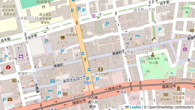 オビヤギルドの周辺地図