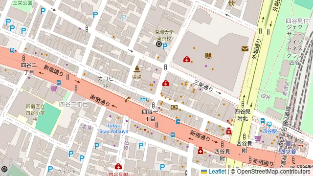肉バル MEAT LAND 四ツ谷店の周辺地図