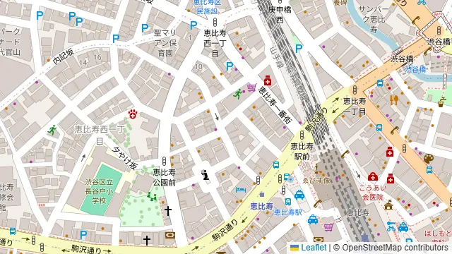 大衆居酒屋 恵比寿商店の周辺地図