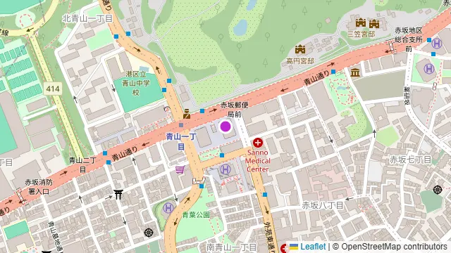 洋食屋伊勢十 青山店の周辺地図