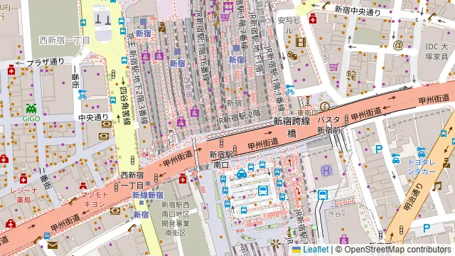 和食 個室居酒屋 美味か 新宿南口店の周辺地図