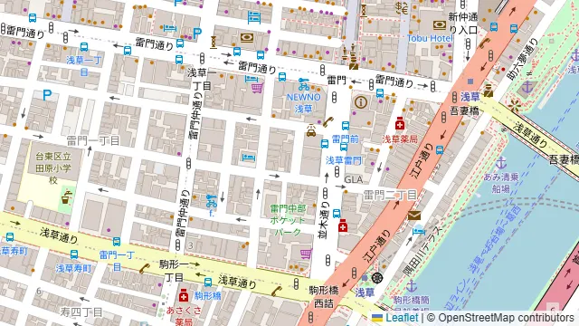 ほしやの周辺地図