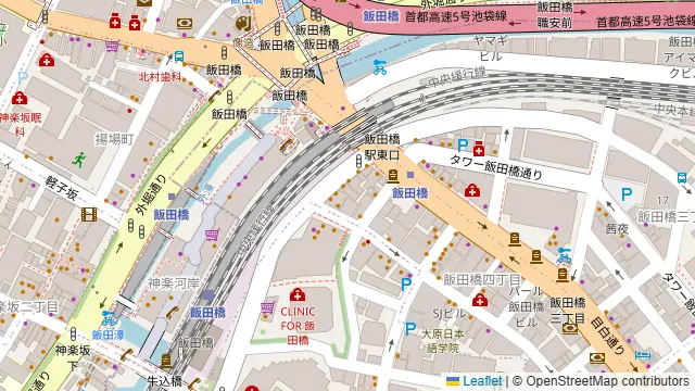 博多きむら屋 飯田橋の周辺地図