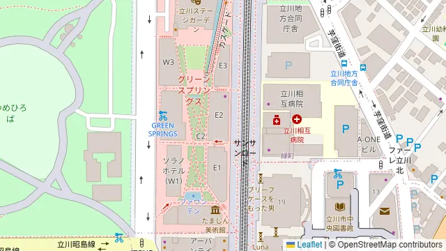 SEC(セック)グリーンスプリングスの周辺地図