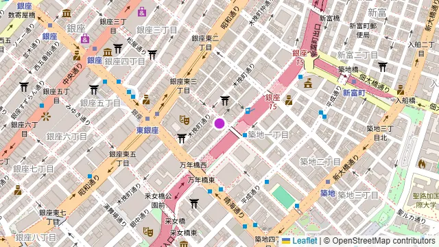 GINZA FUN HOUSEの周辺地図