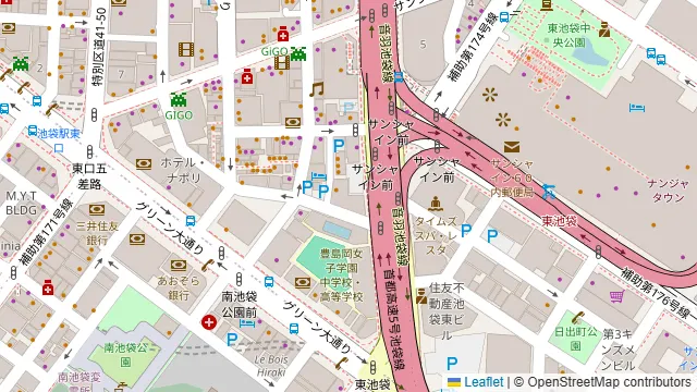 IZAKAYA 場琉 GOO 池袋店の周辺地図