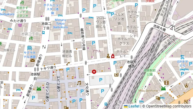 小皿イタリアン＆生パスタ 五感 池袋店の周辺地図