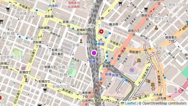 燻製鉄板焼 クラフトビール MOKU 新橋店の周辺地図