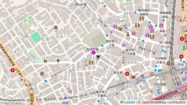 とをみつの周辺地図