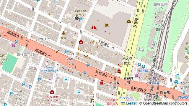 BIANCO四谷の周辺地図