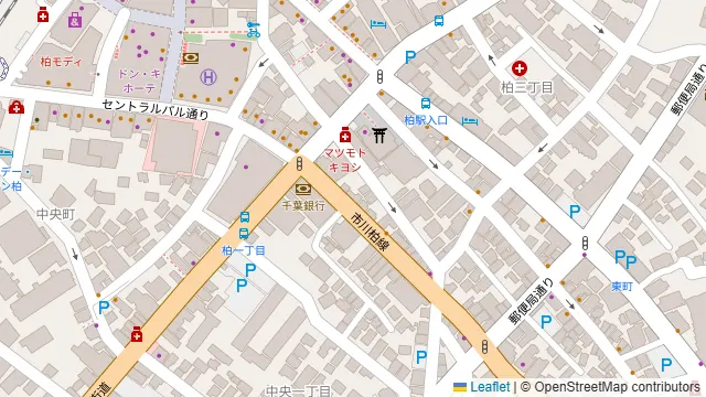 肉バル GLOBAR 柏東口の周辺地図