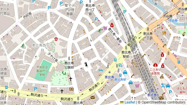 粋 恵比寿店の周辺地図