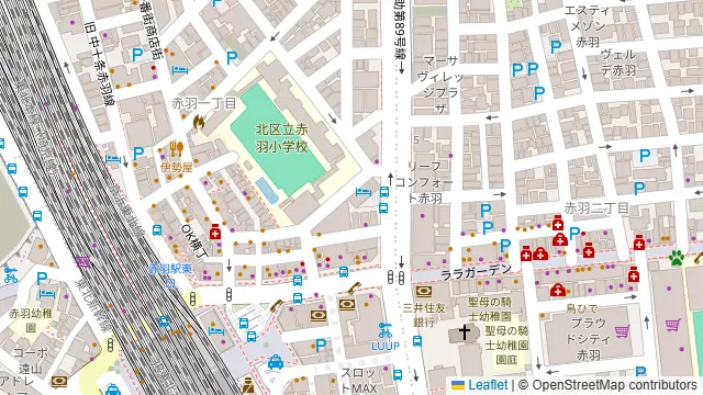 蔵富や 赤羽店の周辺地図