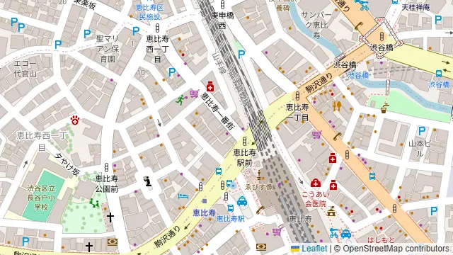 恵比寿シーシャ&バー ラファーム La Femmeの周辺地図