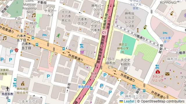 SAKURA ROPPONGI(サクラ ロッポンギ)の周辺地図