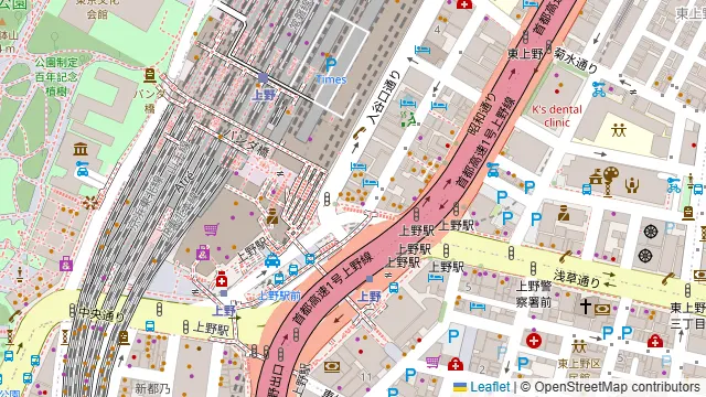 全席個室居酒屋 稲ノ和 上野店の周辺地図