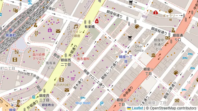 ラシックアンジュールの周辺地図