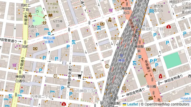 Darts UP(ダーツ アップ)神田店の周辺地図