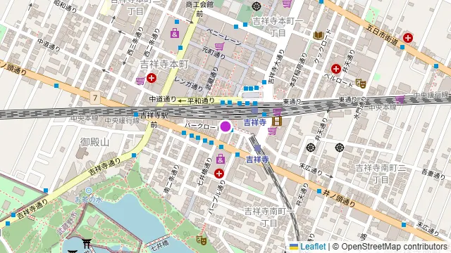 シーシャカフェ & バー NORTH VILLAGE 吉祥寺南口店の周辺地図